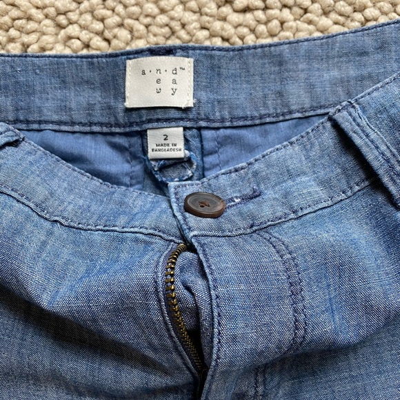 Target A New Day Chambray Shorts - Picture 2 of 3